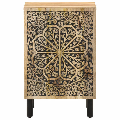 vidaXL Badschrank 38x33x58 cm Massivholz Mango