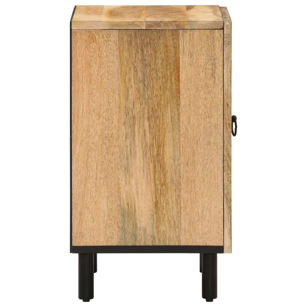 vidaXL Badschrank 38x33x58 cm Massivholz Mango