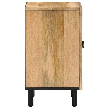 vidaXL Badschrank 38x33x58 cm Massivholz Mango