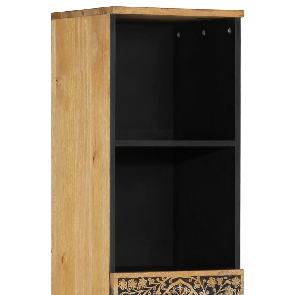 vidaXL Badschrank 38x33x160 cm Massivholz Mango