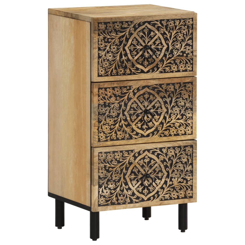 vidaXL Armoire d'appoint 40x33x75 cm Bois de manguier massif
