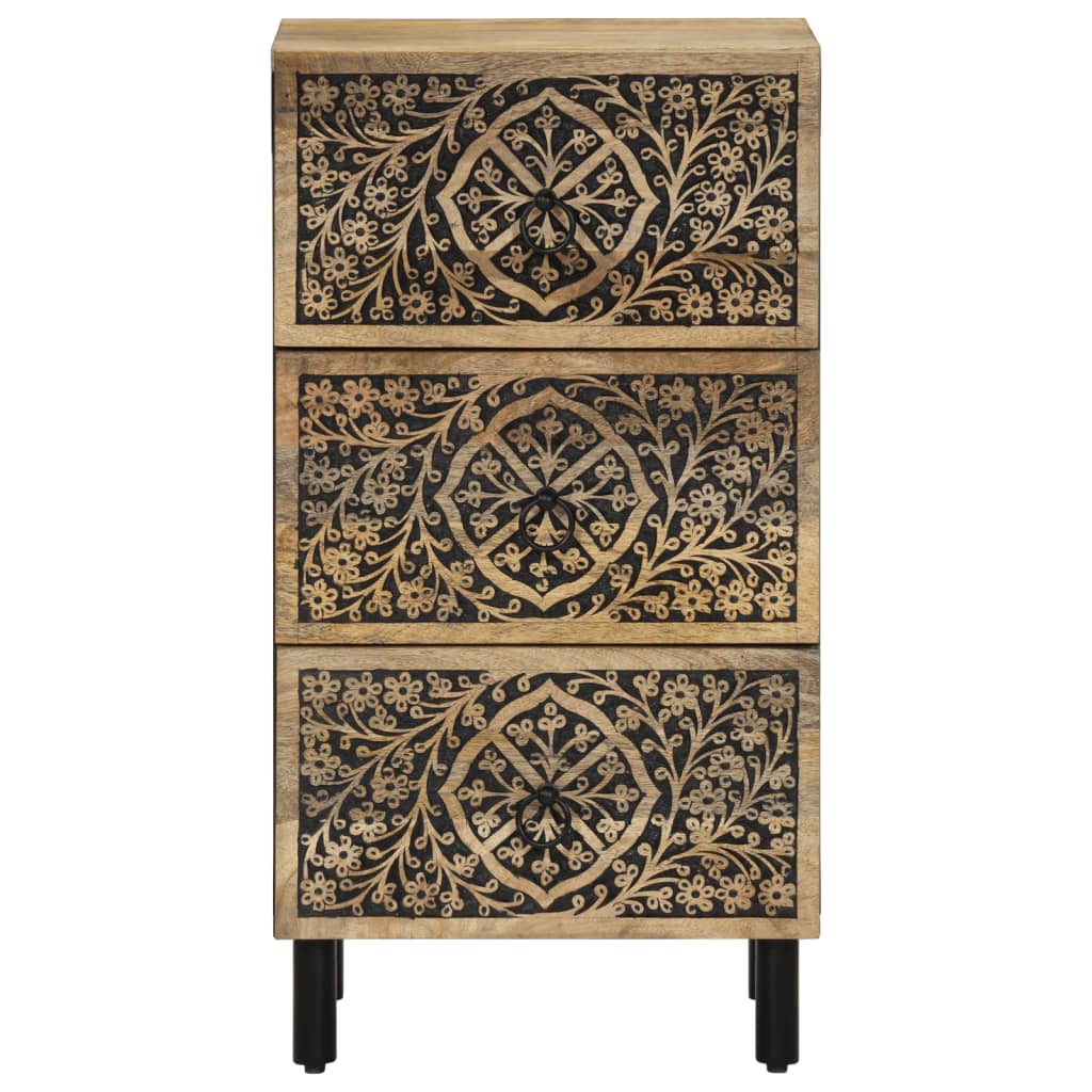 vidaXL Armoire d'appoint 40x33x75 cm Bois de manguier massif