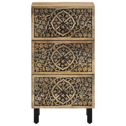 vidaXL Armoire d'appoint 40x33x75 cm Bois de manguier massif