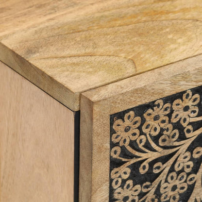 vidaXL Armoire d'appoint 40x33x75 cm Bois de manguier massif