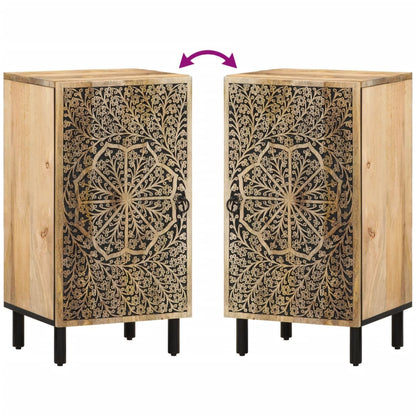 vidaXL Beistellschrank 40x33x75 cm Massivholz Mango