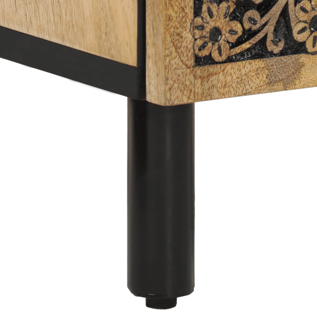 vidaXL Beistellschrank 40x33x75 cm Massivholz Mango