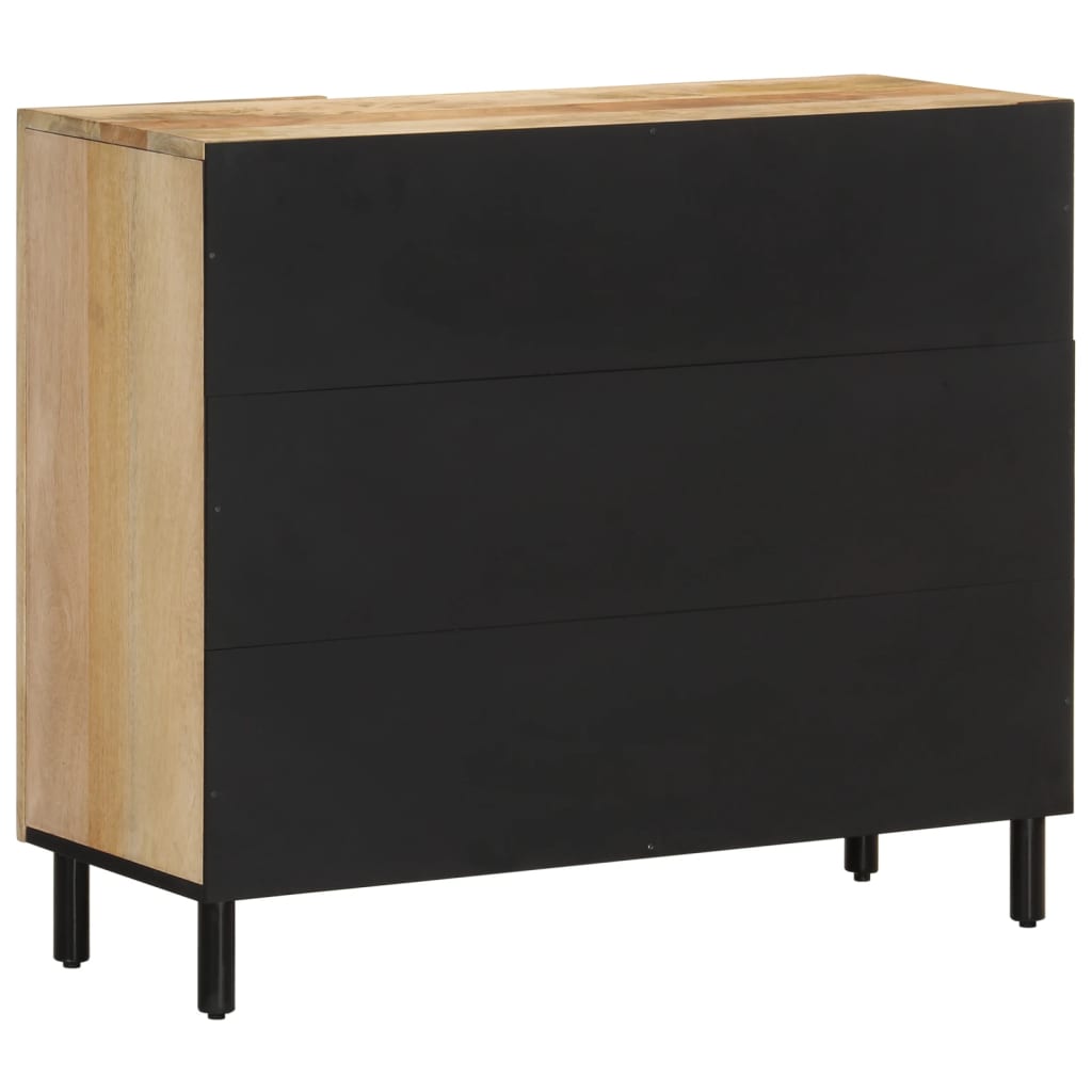 vidaXL Buffet 90x33x75 cm Bois de manguier massif