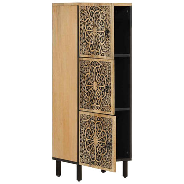 vidaXL Meuble d'appoint 40x33x110 cm Bois de manguier massif