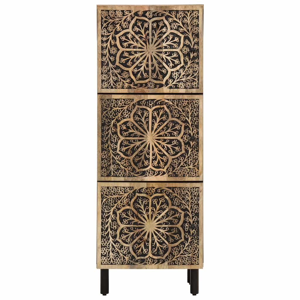 vidaXL Meuble d'appoint 40x33x110 cm Bois de manguier massif