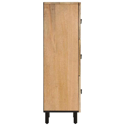 vidaXL Meuble d'appoint 40x33x110 cm Bois de manguier massif
