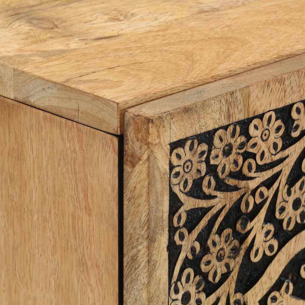 vidaXL Meuble d'appoint 40x33x110 cm Bois de manguier massif