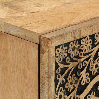 vidaXL Meuble d'appoint 40x33x110 cm Bois de manguier massif