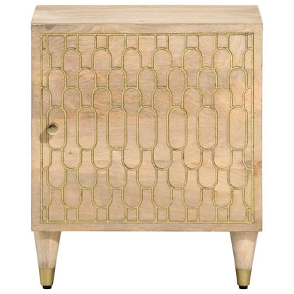 vidaXL Nachttische 2 Stk. 40x33x46 cm Massivholz Mango