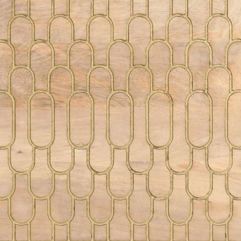 vidaXL Couchtisch 80x50x40 cm Massivholz Mango