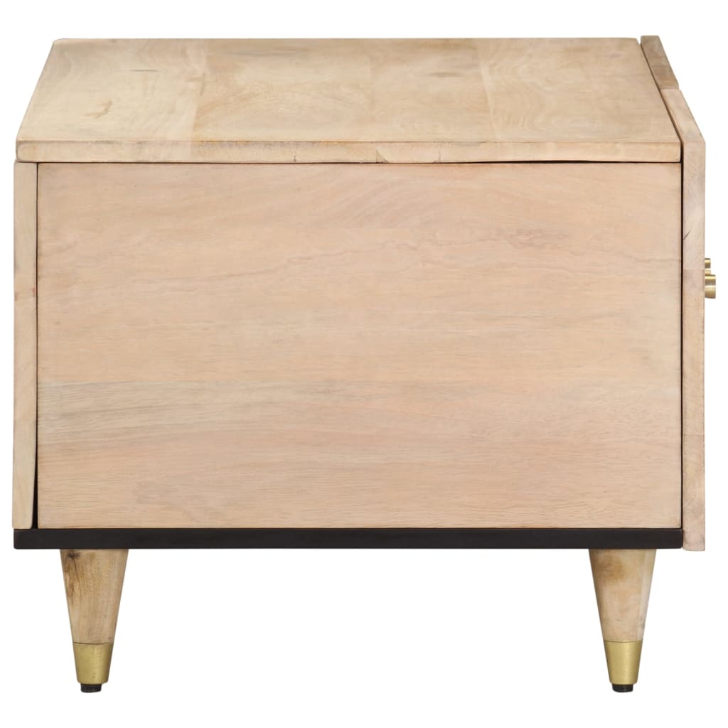 vidaXL Couchtisch 80x50x40 cm Massivholz Mango