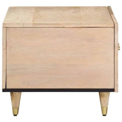 vidaXL Couchtisch 80x50x40 cm Massivholz Mango