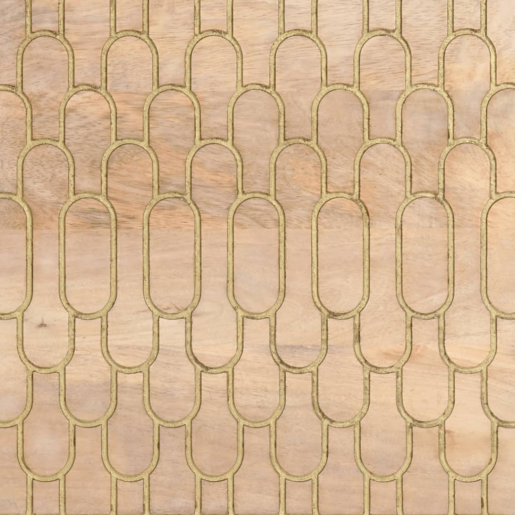 vidaXL Couchtisch 80x50x40 cm Massivholz Mango