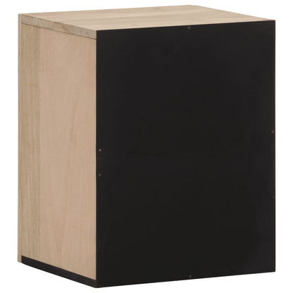 vidaXL Bad-Wandschrank 38x33x48 cm Massivholz Mango