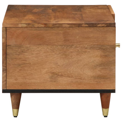 vidaXL Table basse 80x50x40 cm Bois de manguier massif