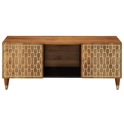 vidaXL Table basse 100x54x40 cm Bois de manguier massif