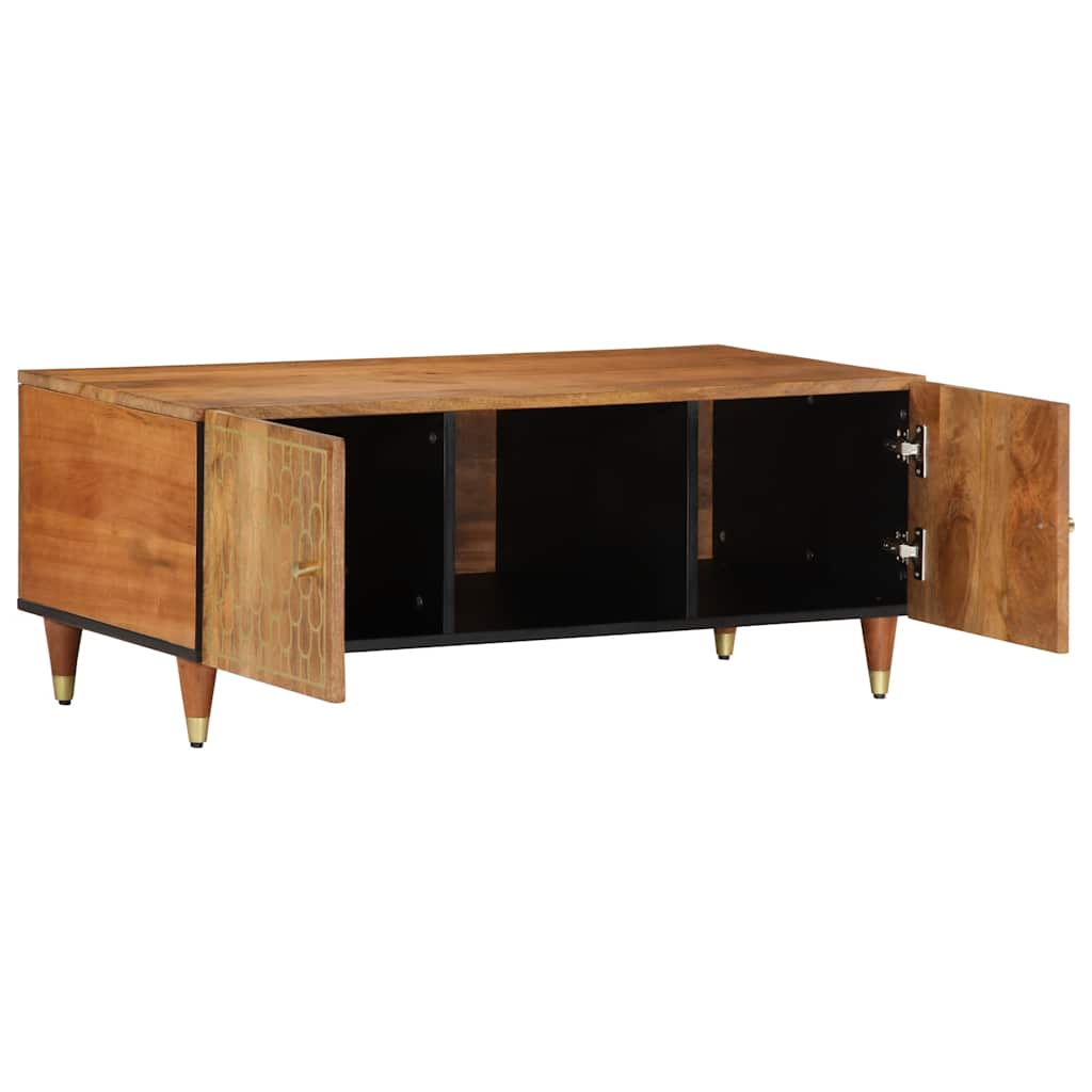 vidaXL Table basse 100x54x40 cm Bois de manguier massif