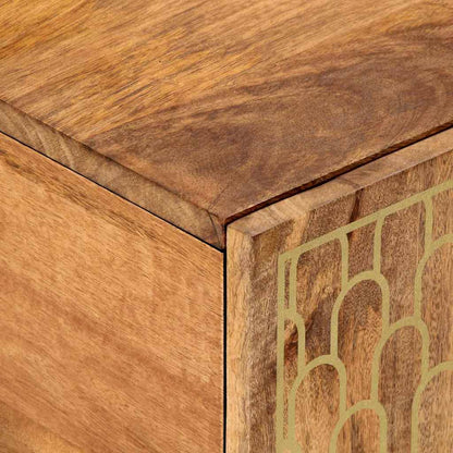vidaXL Table basse 100x54x40 cm Bois de manguier massif
