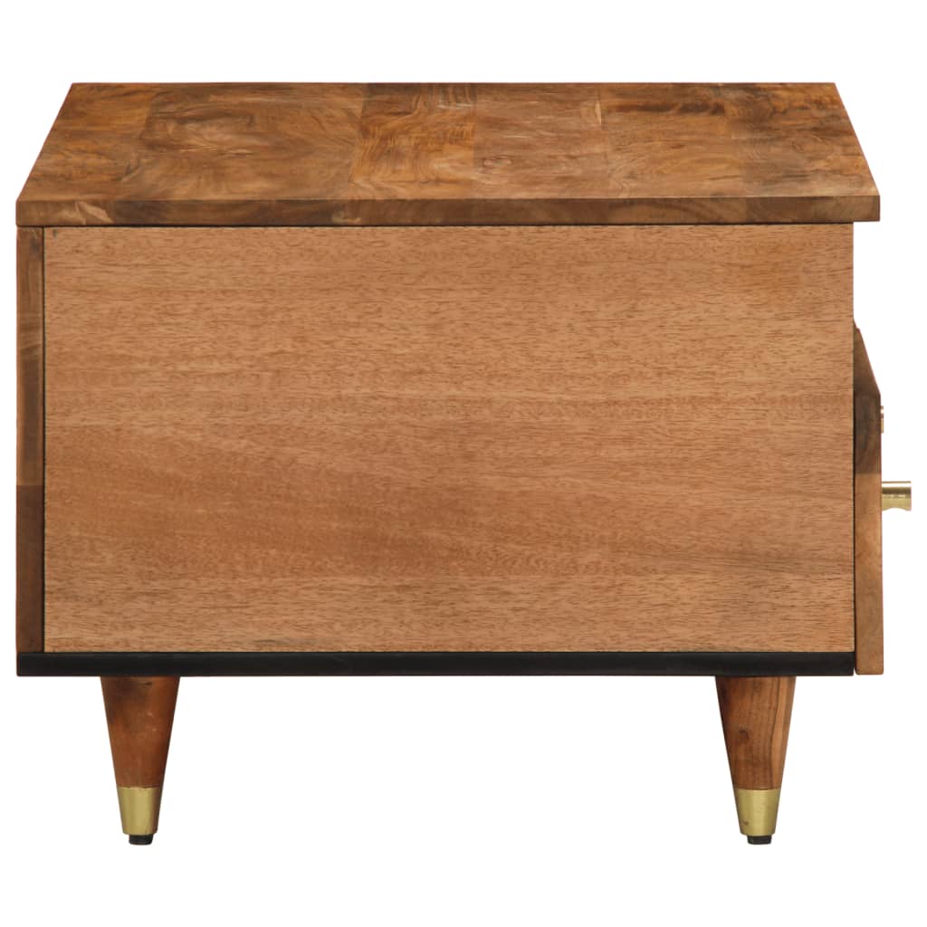 vidaXL Table basse 80x54x40 cm Bois de manguier massif
