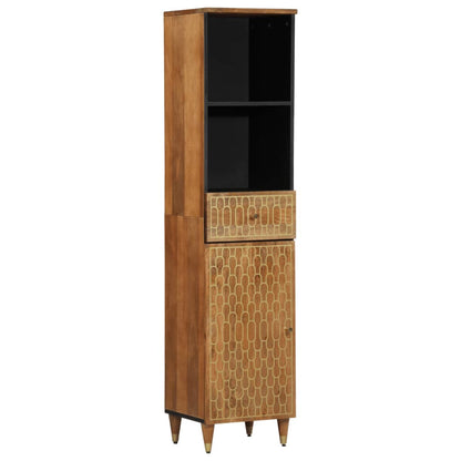 vidaXL Meuble de salle de bain 38x33x160 cm Bois de manguier massif