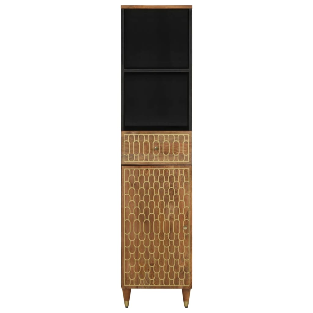 vidaXL Meuble de salle de bain 38x33x160 cm Bois de manguier massif