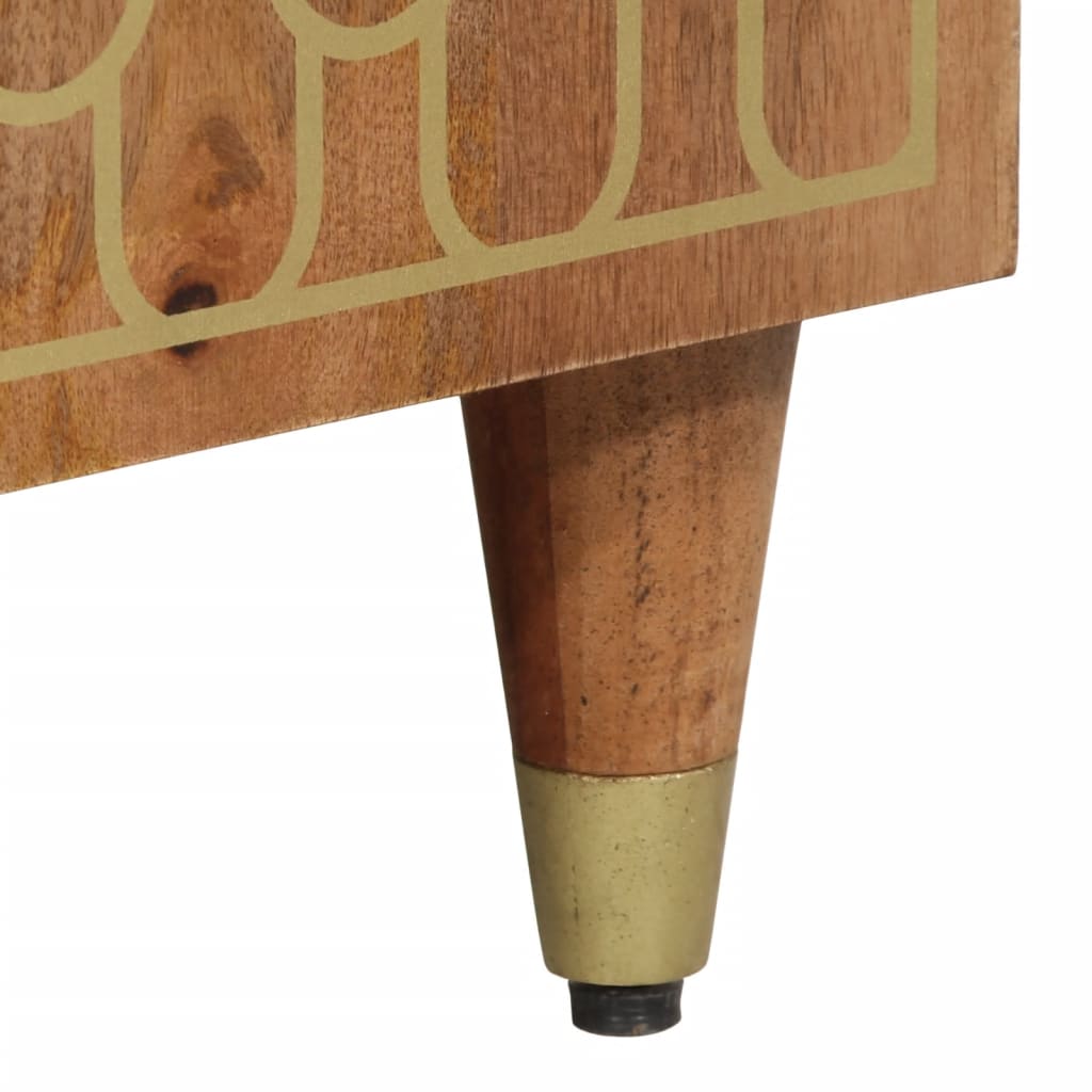 vidaXL Meuble de salle de bain 38x33x160 cm Bois de manguier massif
