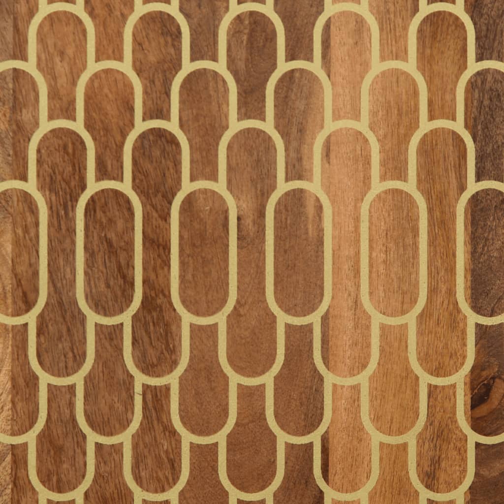 vidaXL Meuble de salle de bain 38x33x160 cm Bois de manguier massif