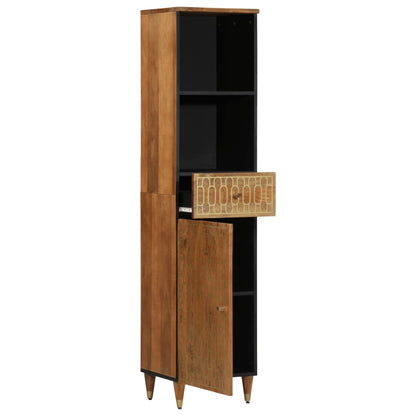 vidaXL Meuble de salle de bain 38x33x160 cm Bois de manguier massif