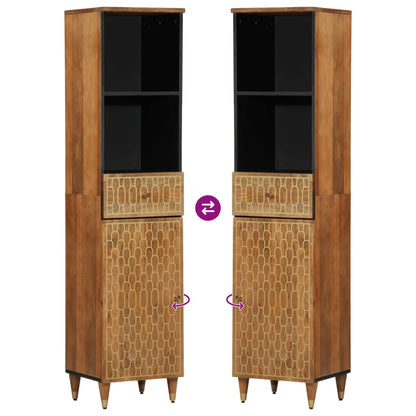 vidaXL Meuble de salle de bain 38x33x160 cm Bois de manguier massif