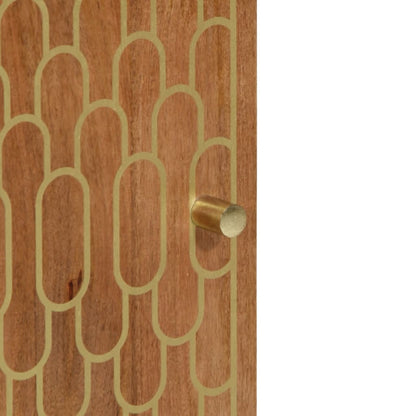 vidaXL Meuble de salle de bain 38x33x160 cm Bois de manguier massif