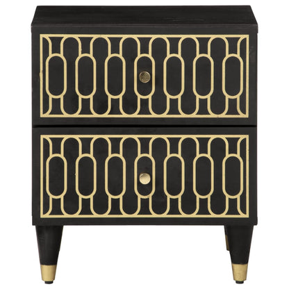 vidaXL Nachttische 2 Stk. 40x33x46 cm Massivholz Mango