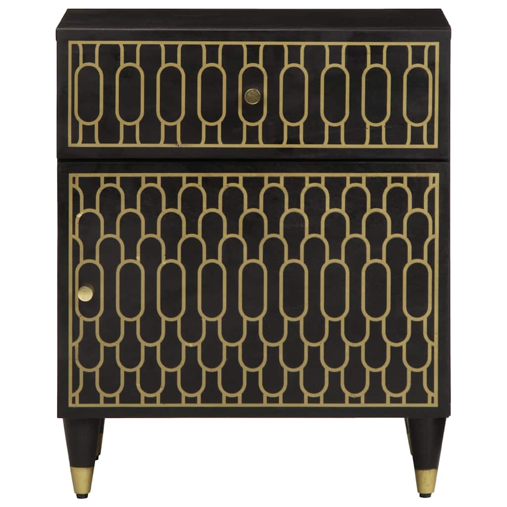 vidaXL Nachttisch 50x33x60 cm Massivholz Mango