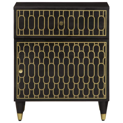 vidaXL Nachttisch 50x33x60 cm Massivholz Mango