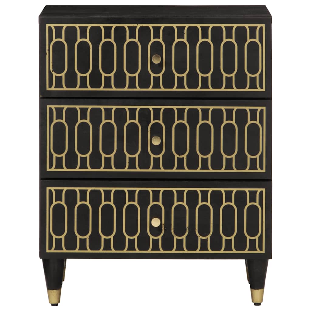 vidaXL Nachttisch 50x33x60 cm Massivholz Mango