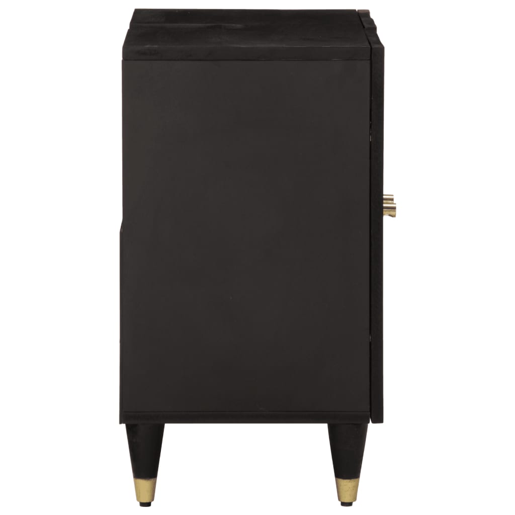 vidaXL Waschbeckenunterschrank 62x33x58 cm Massivholz Mango