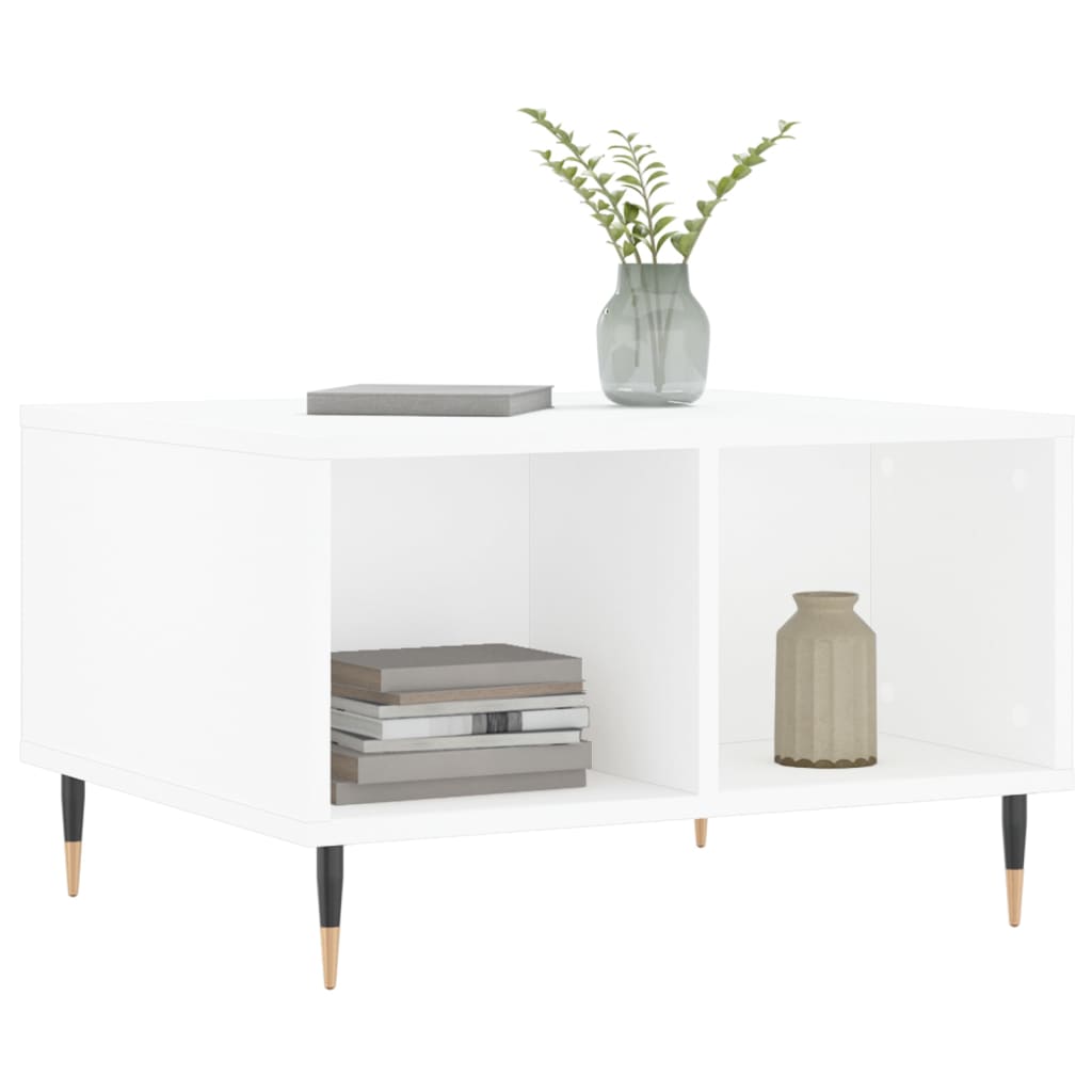 vidaXL Couchtisch Weiß 60x50x36,5 cm Holzwerkstoff