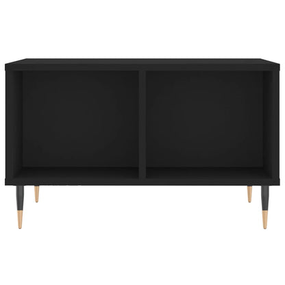 vidaXL Table basse noire 60x50x36,5 cm Aggloméré