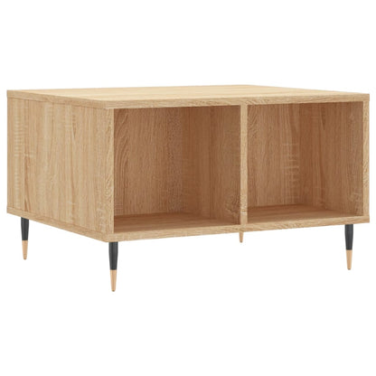 vidaXL Couchtisch Sonoma-Eiche 60x50x36,5 cm Holzwerkstoff