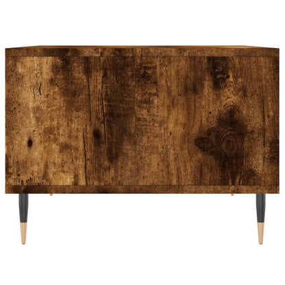 vidaXL Couchtisch Räuchereiche 60x50x36,5 cm Holzwerkstoff
