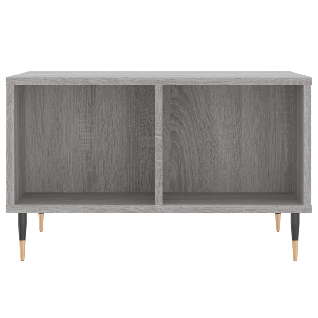 vidaXL Table basse gris Sonoma 60x50x36,5 cm en bois d'ingénierie