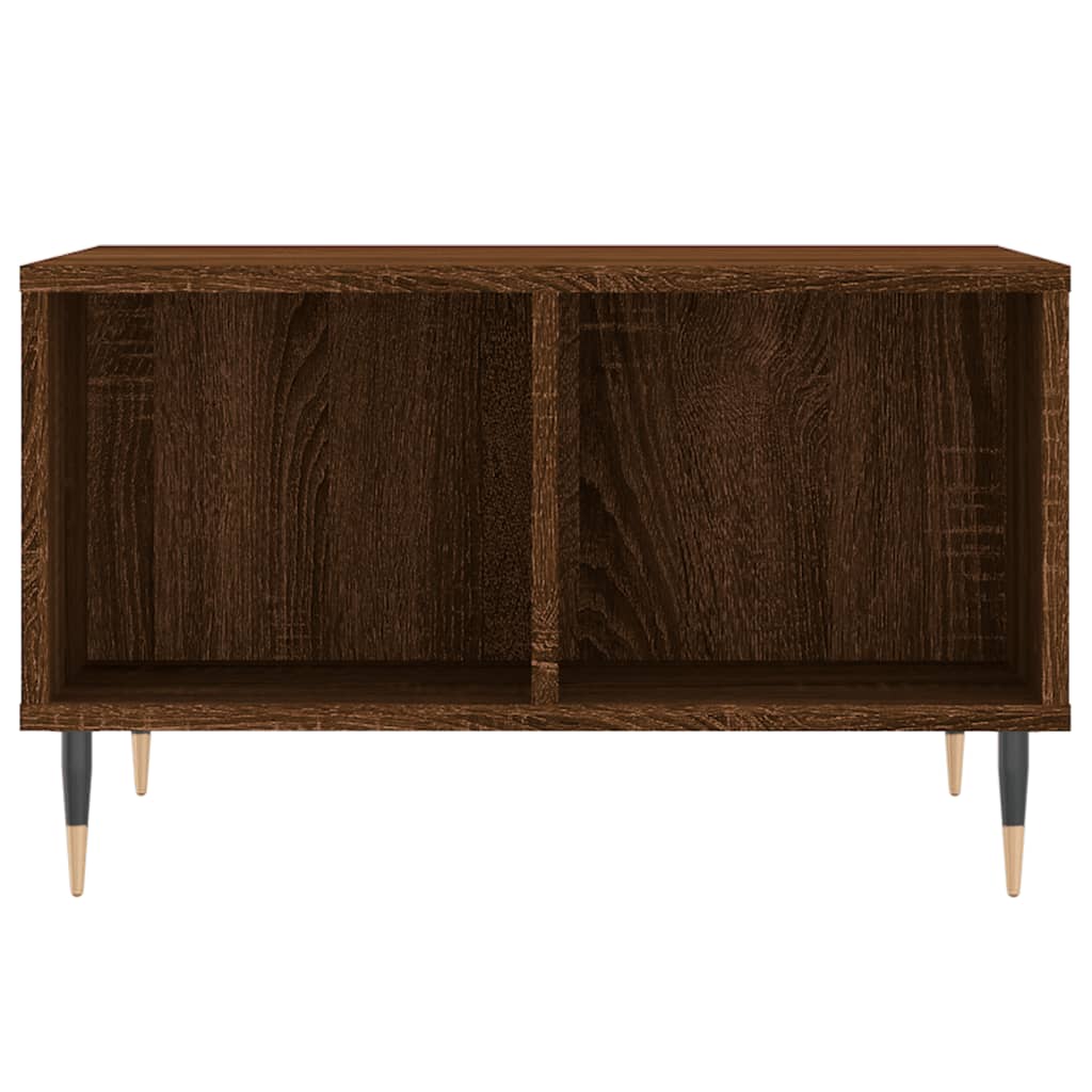 vidaXL Couchtisch Braun Eichen-Optik 60x50x36,5 cm Holzwerkstoff