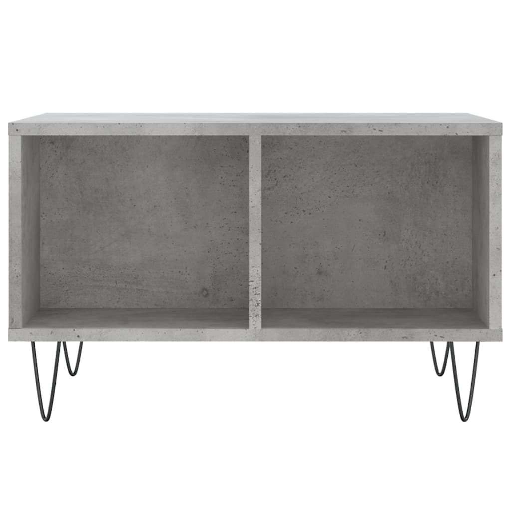 vidaXL Couchtisch Betongrau 60x50x36,5 cm Holzwerkstoff