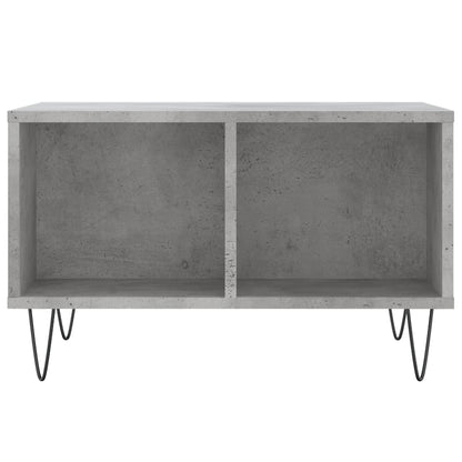 vidaXL Couchtisch Betongrau 60x50x36,5 cm Holzwerkstoff