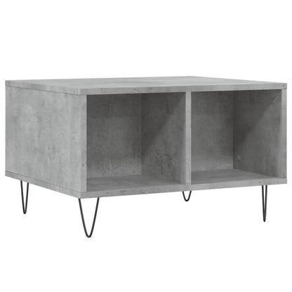 vidaXL Couchtisch Betongrau 60x50x36,5 cm Holzwerkstoff