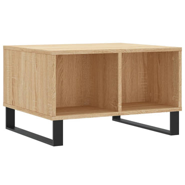 vidaXL Table basse chêne Sonoma 60x50x36,5 cm bois d'ingénierie