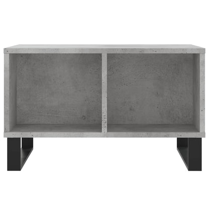 vidaXL Table basse gris béton 60x50x36,5 cm Bois d'ingénierie